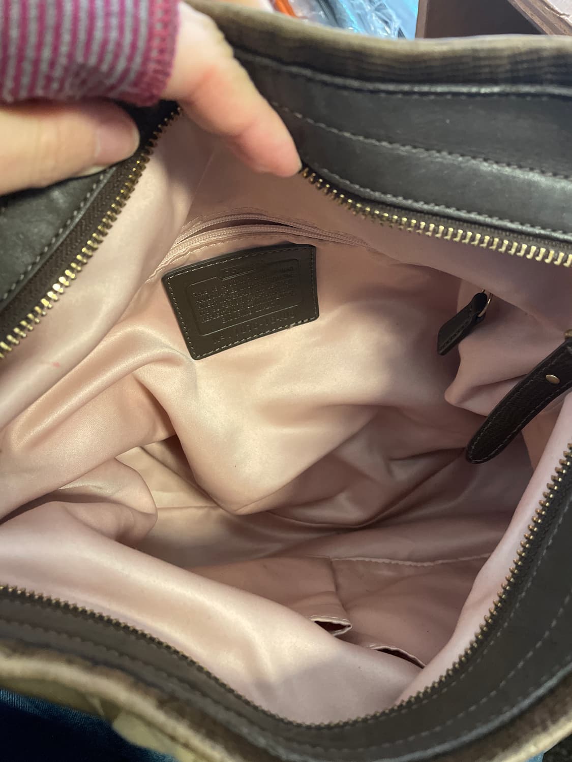 코치 시그니처 자카드 호보백 [무배] 상품이미지7