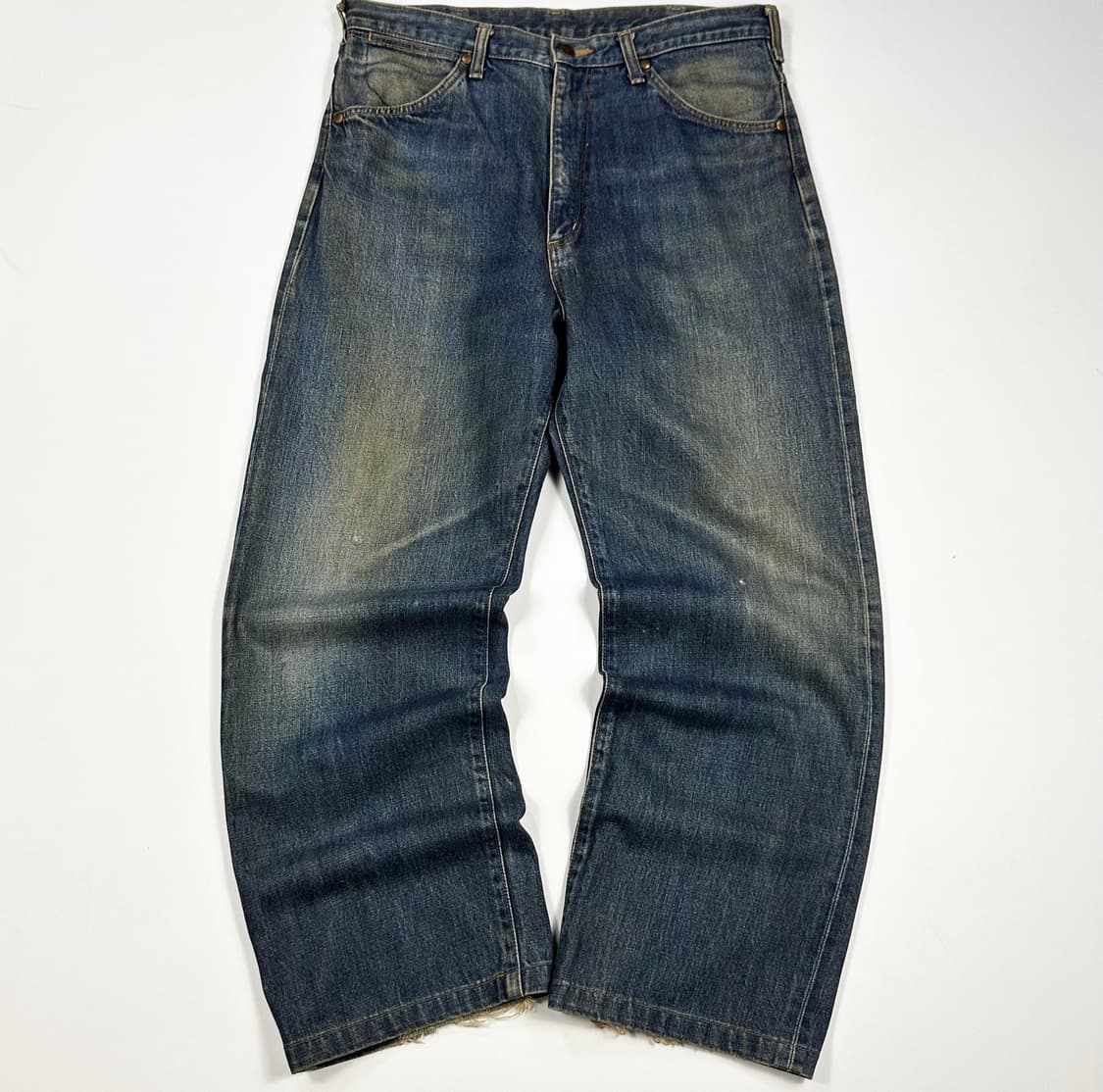 34 랭글러 재팬 빈티지 루즈핏 와이드 데님팬츠 상품이미지2