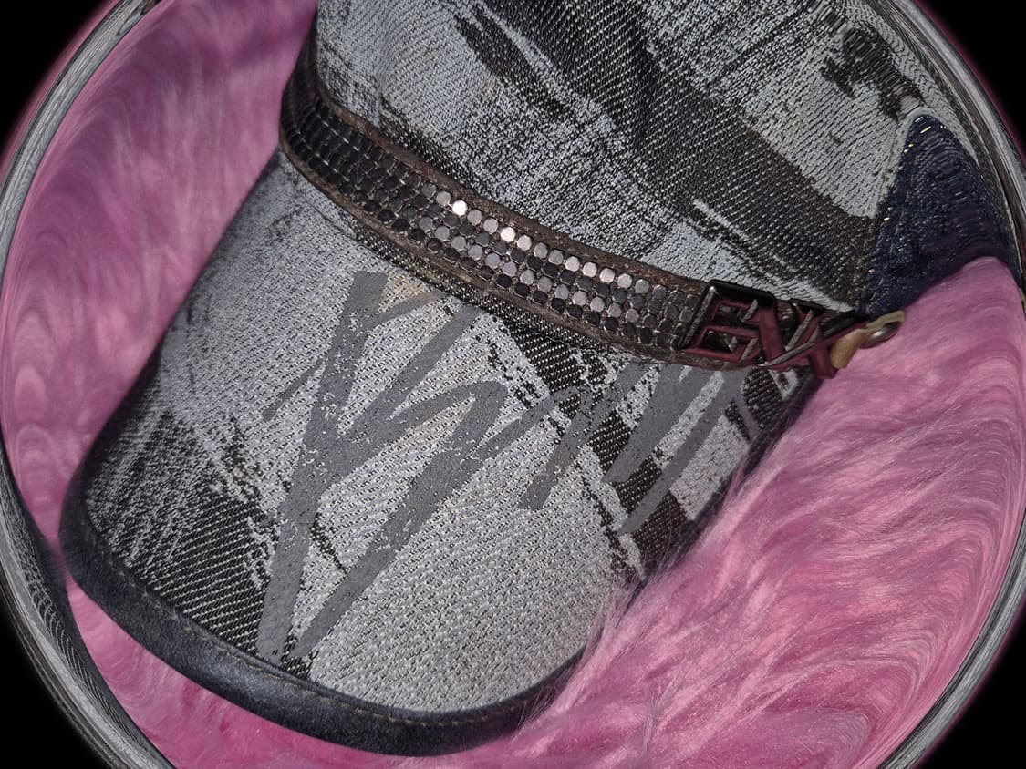 BNX y2k lettering glitter Cap 상품이미지2