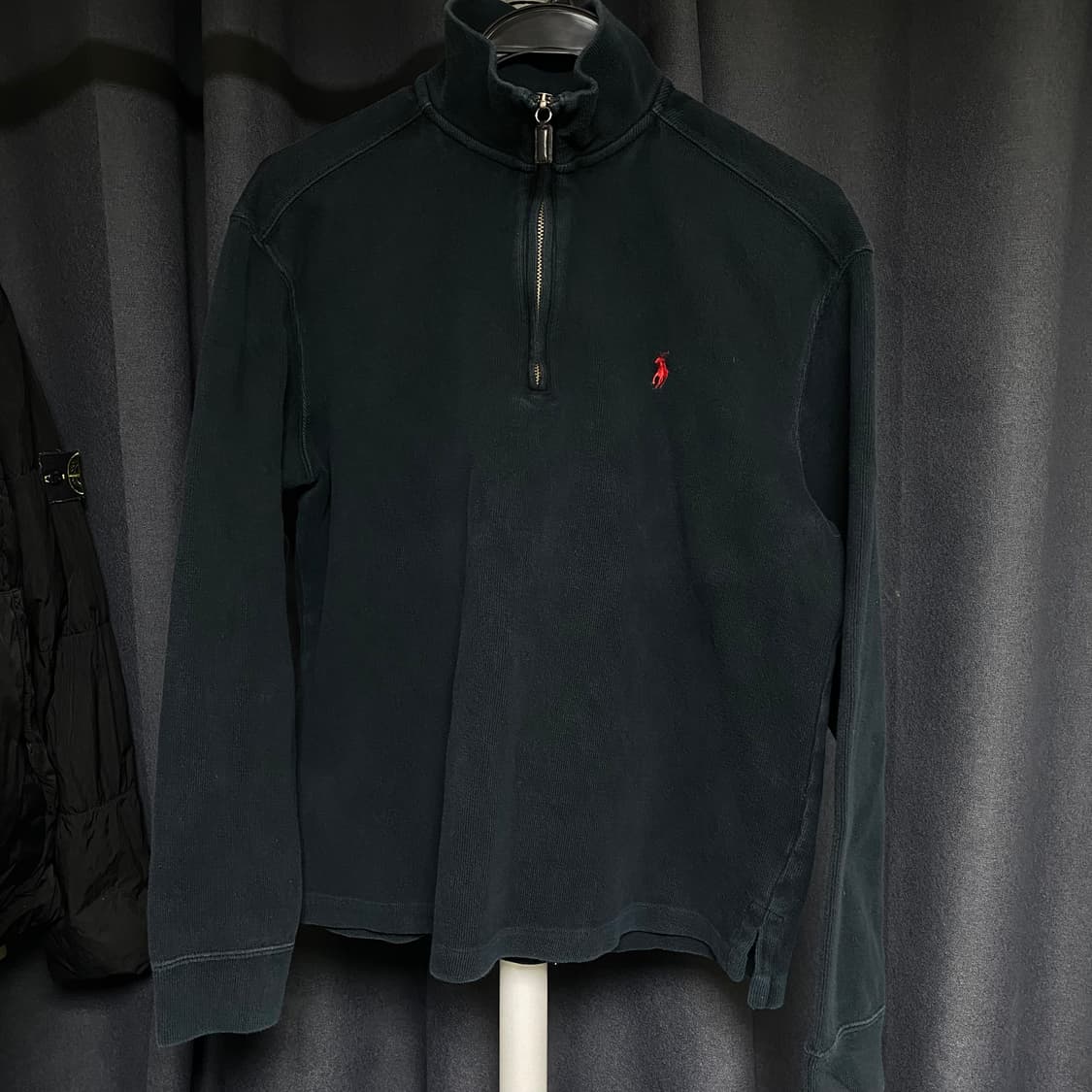 폴로 반집업 니트 S 상품이미지1