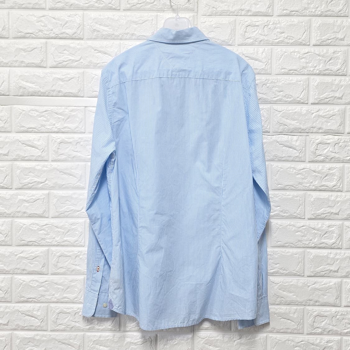 택포) 타미힐피거 스트라이프 셔츠 M 상품이미지4