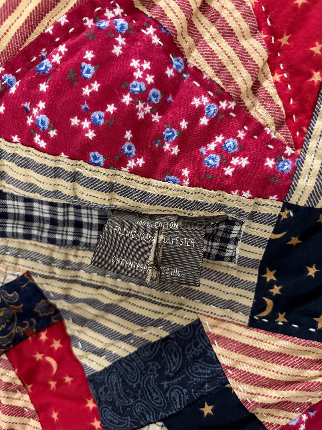 빈티지 패치워크 퀼팅 자켓  상품이미지7