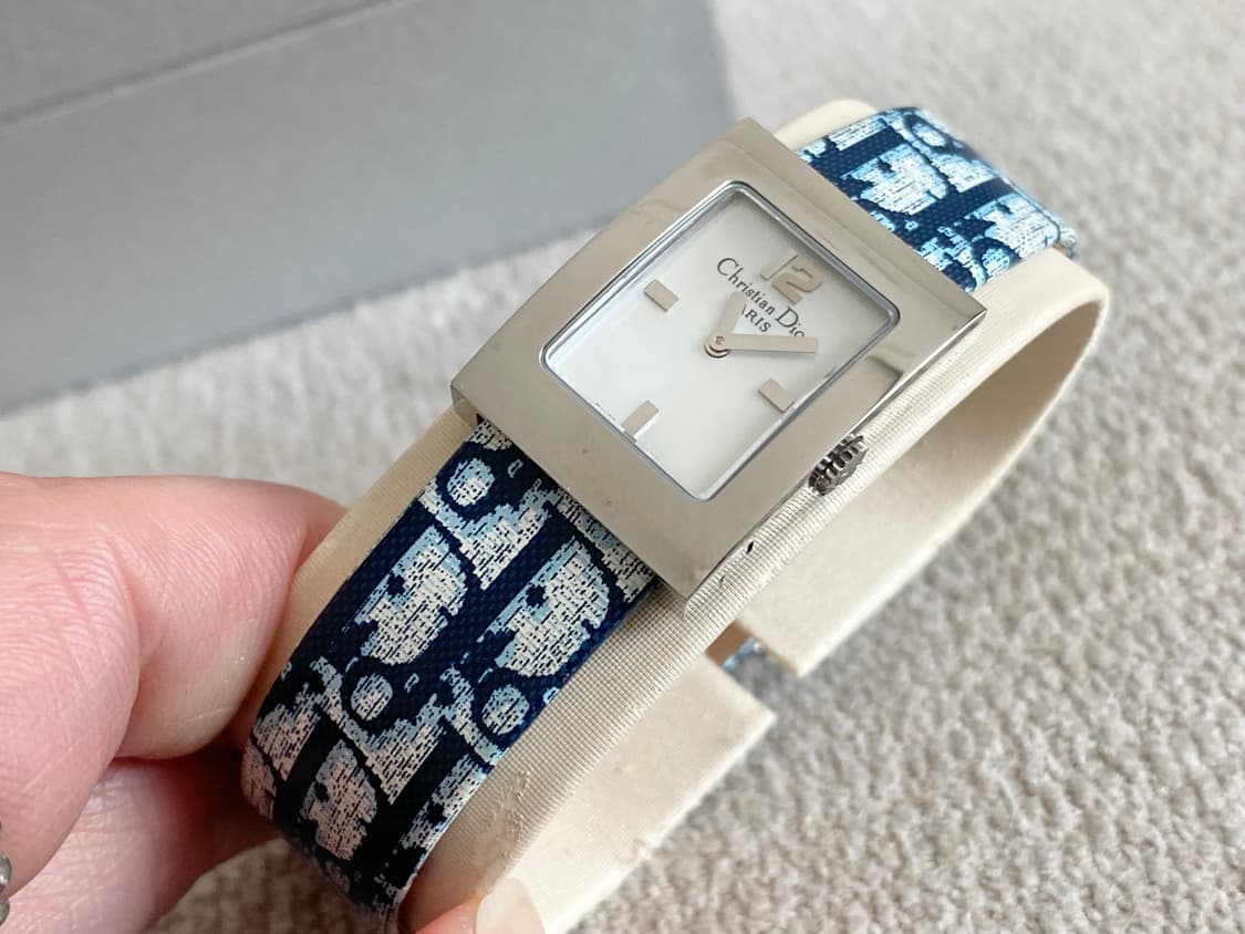 크리스찬 디올 마리스 화이트 자개 다이얼 쿼츠 스몰 사이즈 상품이미지5