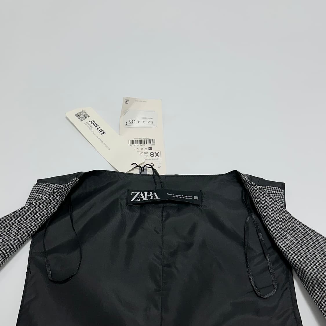 ZARA 자라 3버튼 조끼 베스트 (새상품) (일본판) 상품이미지3