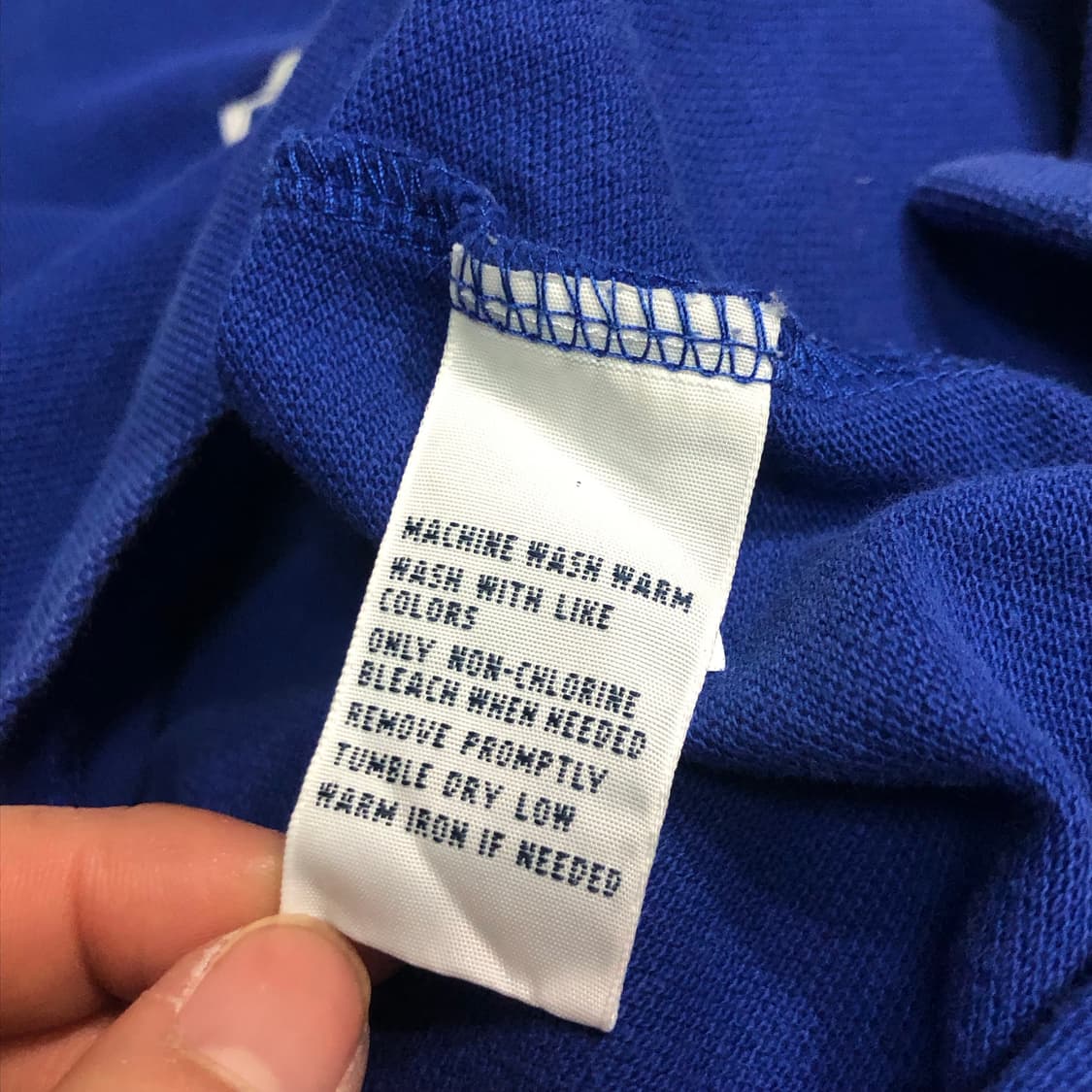 폴로 랄프로렌 성조기 빅포니 블루 카라티 상품이미지7