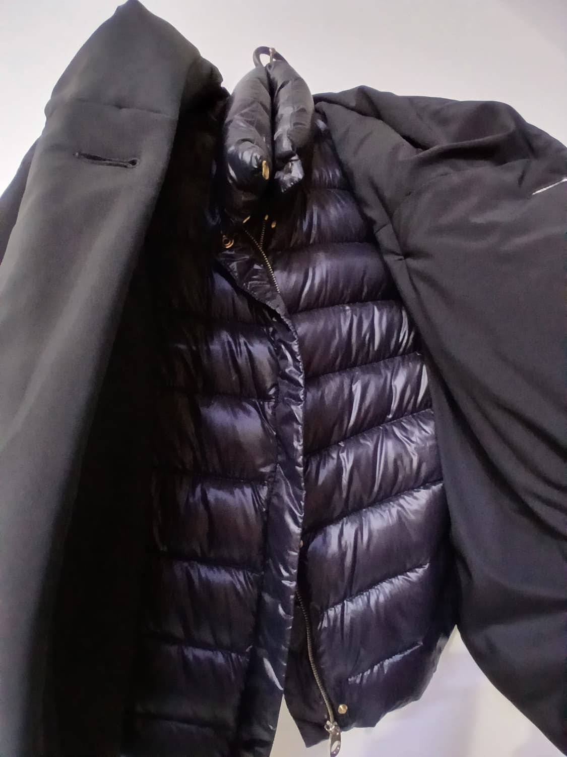 알레그리 패딩블랙 2중내피외피일체형40 상품이미지3