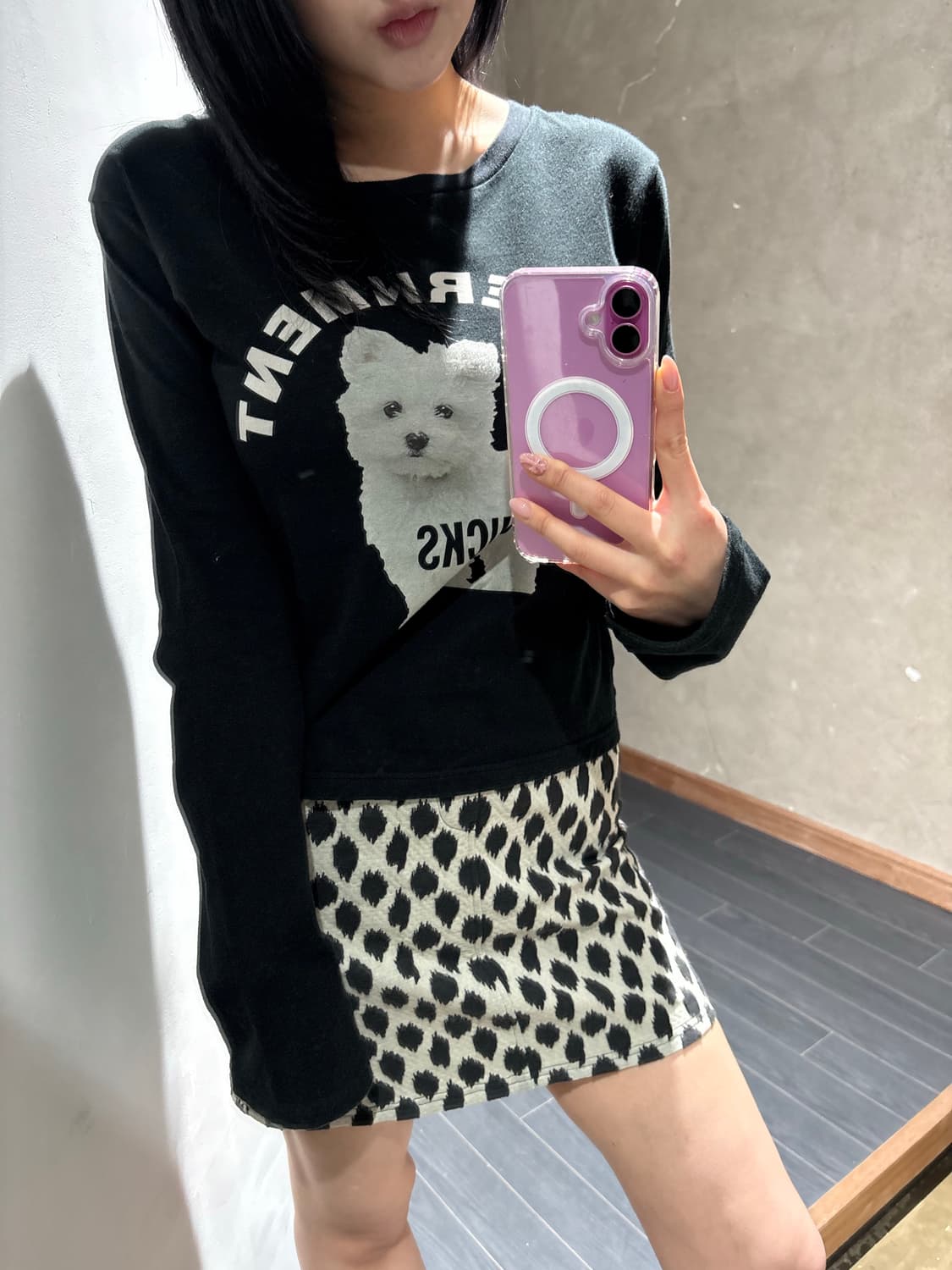 히스테릭 글래머 프린팅 롱슬리브 상품이미지2