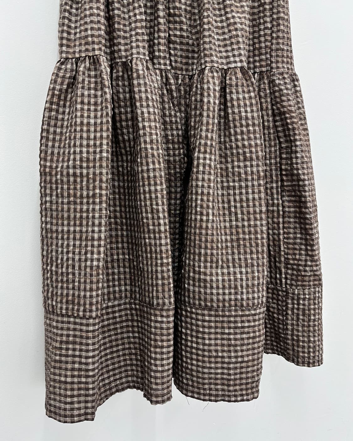 PARTYSU nerd balloon gingham check pants 상품이미지4