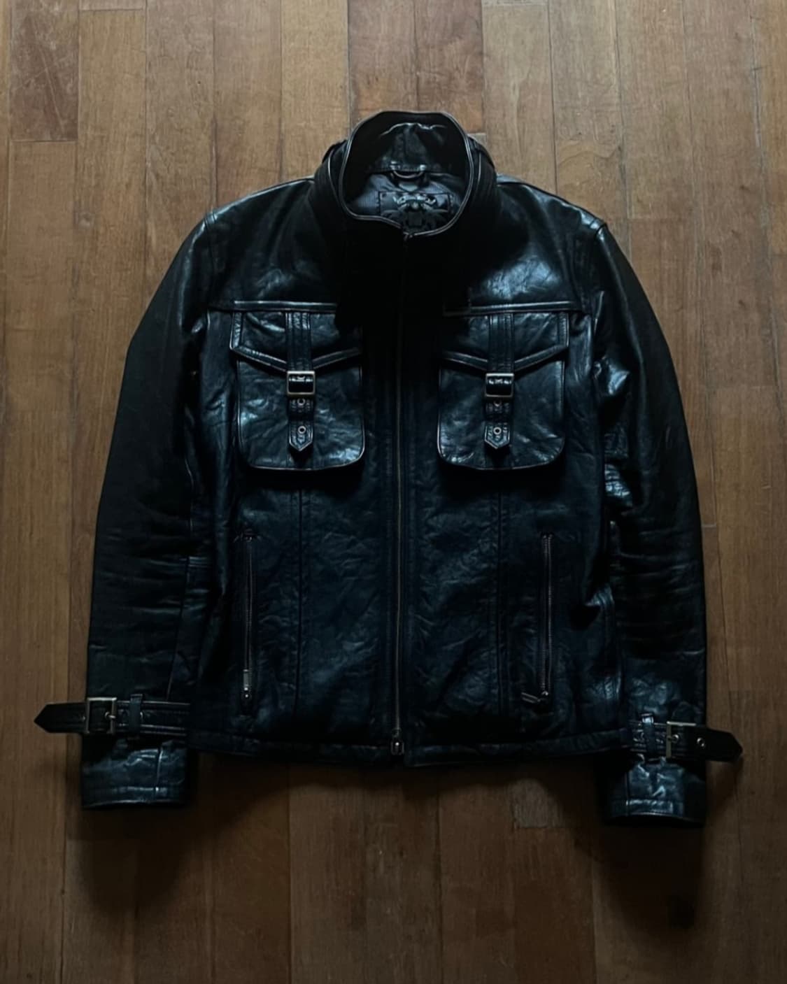 tornado mart goat skin leather jacket 상품이미지1