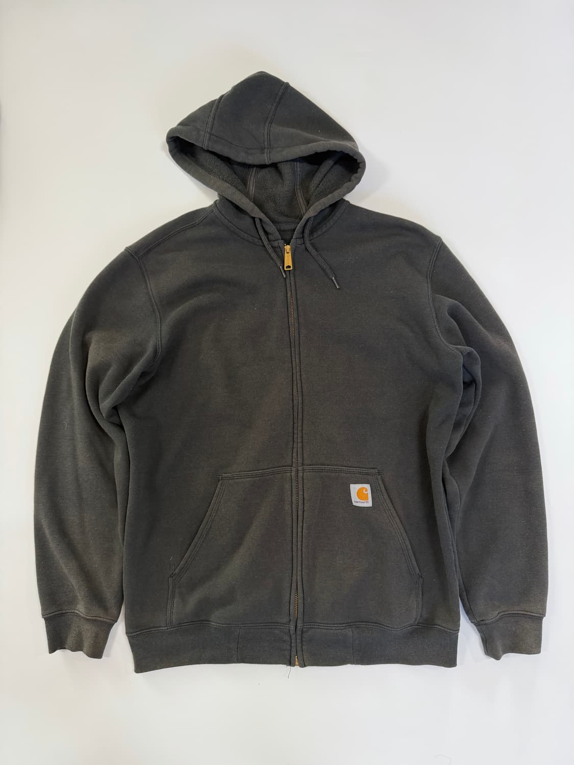 칼하트 워싱 후드 집업 상품이미지1