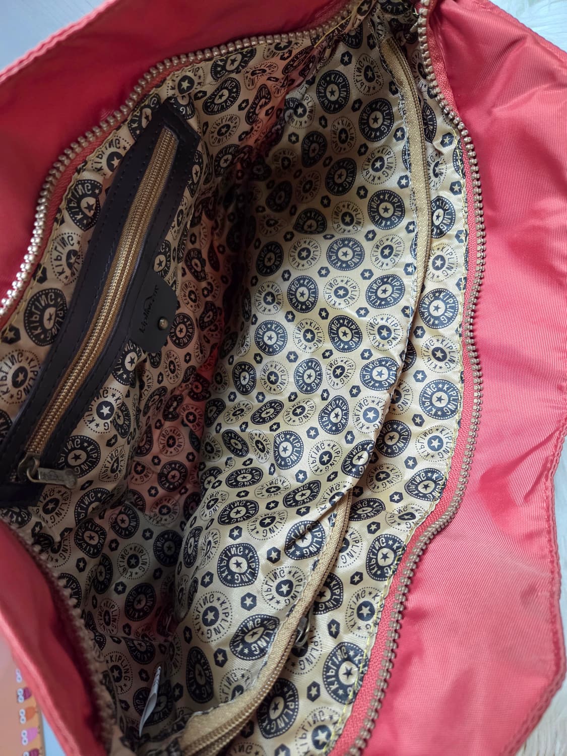 키플링 레드 토트백 겸 백팩#미착용# 상품이미지6