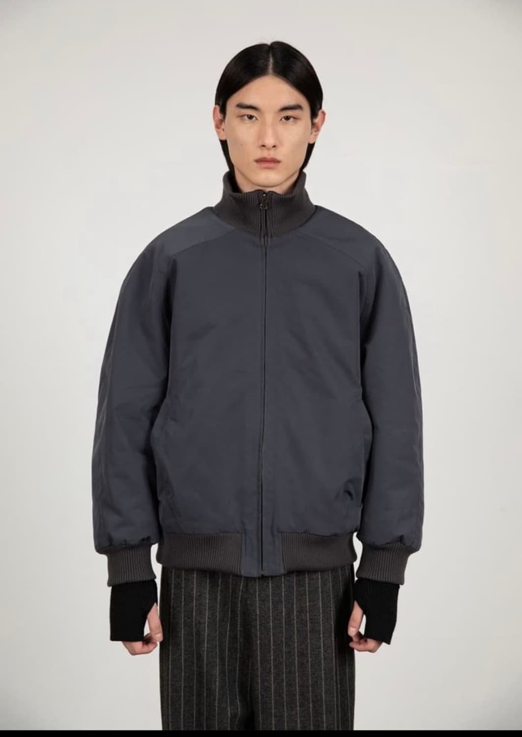 M) 아모멘토 리버시블 오버사이즈 시어링 점퍼 상품이미지1