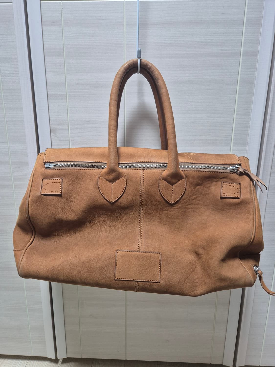 (정품)  골든구스 폴린 스퀘어 토트백 사첼 핸드백 가죽정품 골든구스 폴 상품이미지5