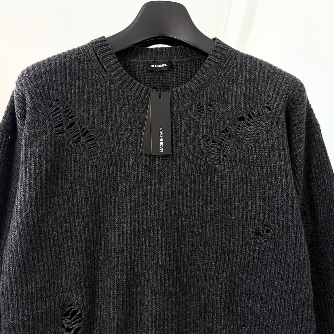 (새상품) 디젤 K-LOL 풀오버 데미지 니트 상품이미지6