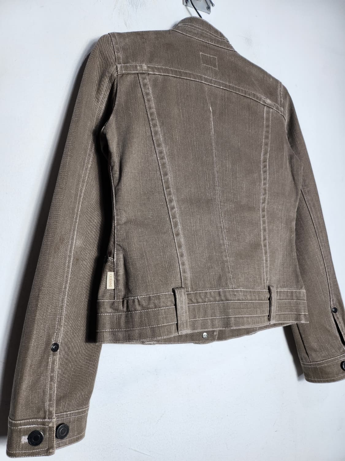 캘빈클라인 진스 피그먼트 브라운 모크넥 데님자켓 상품이미지5