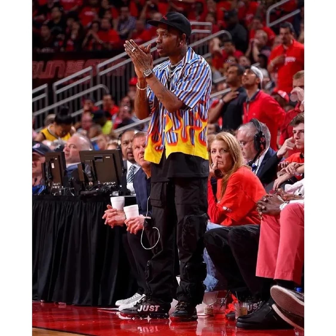 L) whoisjacov 멀티카고 팬츠 블랙 상품이미지1