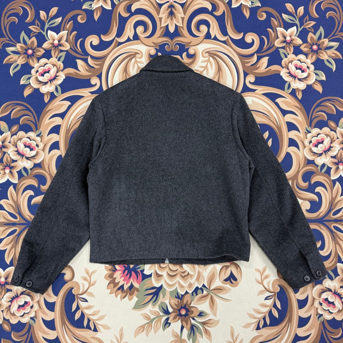 (M)토니웩 Tonywack 울 블루종 자켓(차콜,2Way지퍼) 상품이미지6