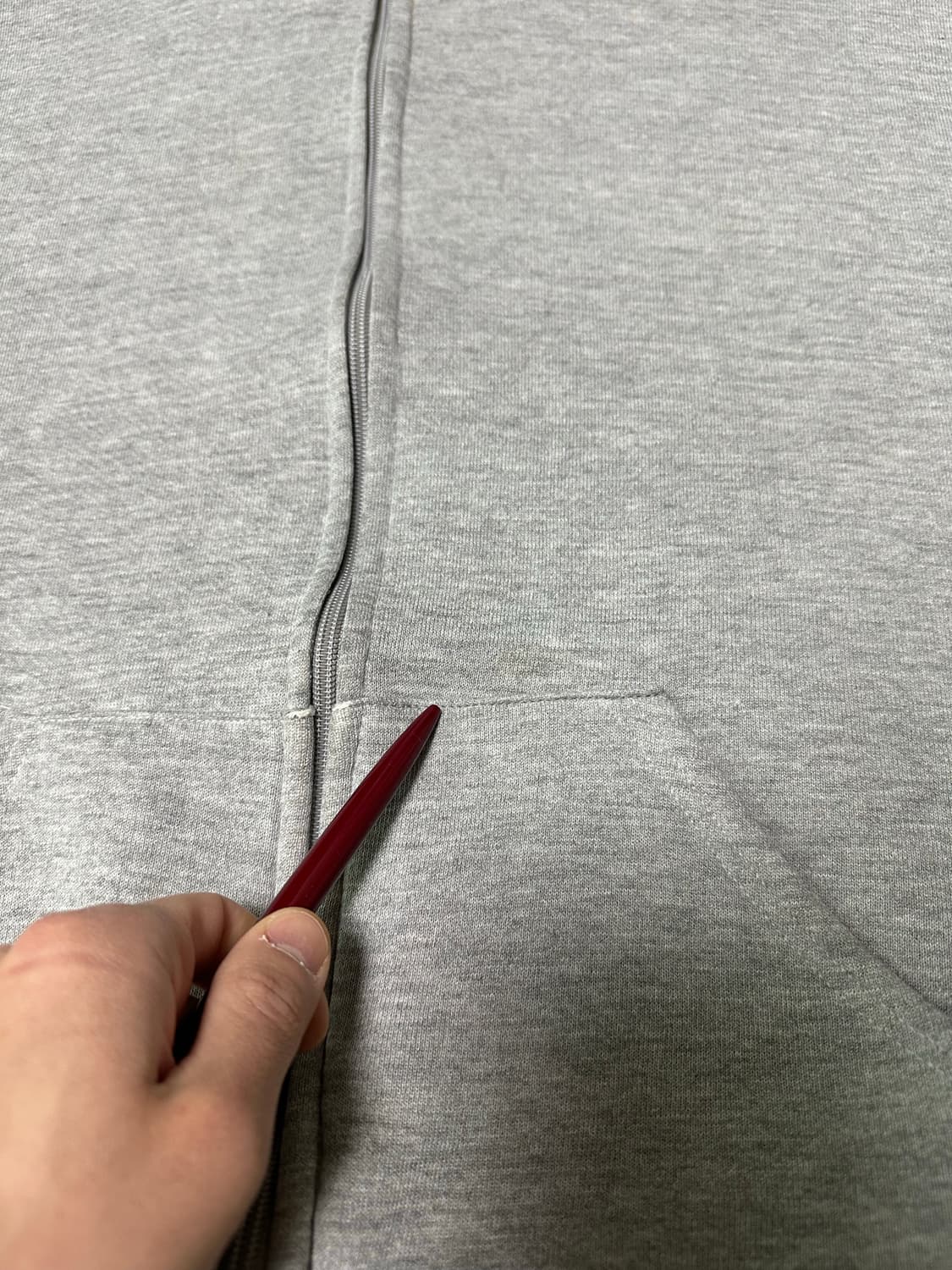 90s 빈티지 러셀 후드집업 그레이 L USA 상품이미지8