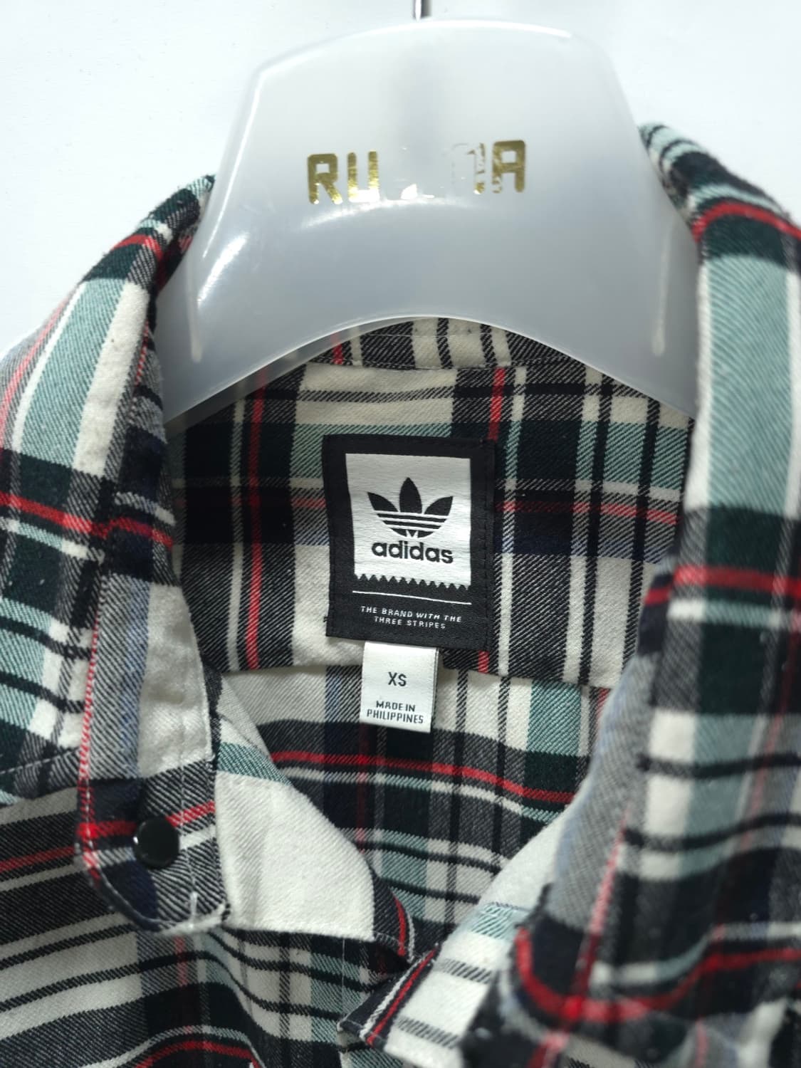 아디다스 여성 타탄 체크 플란넬 셔츠 (66~77) 상품이미지9