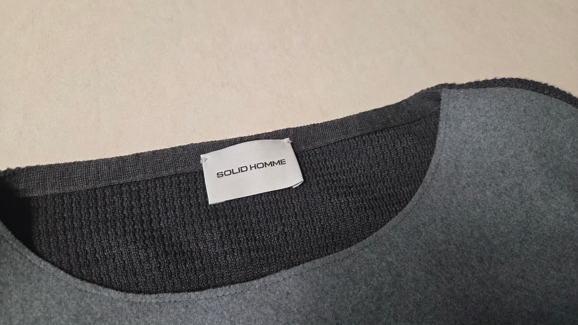 솔리드 옴므  백지퍼 베색 맨투맨  상품이미지3