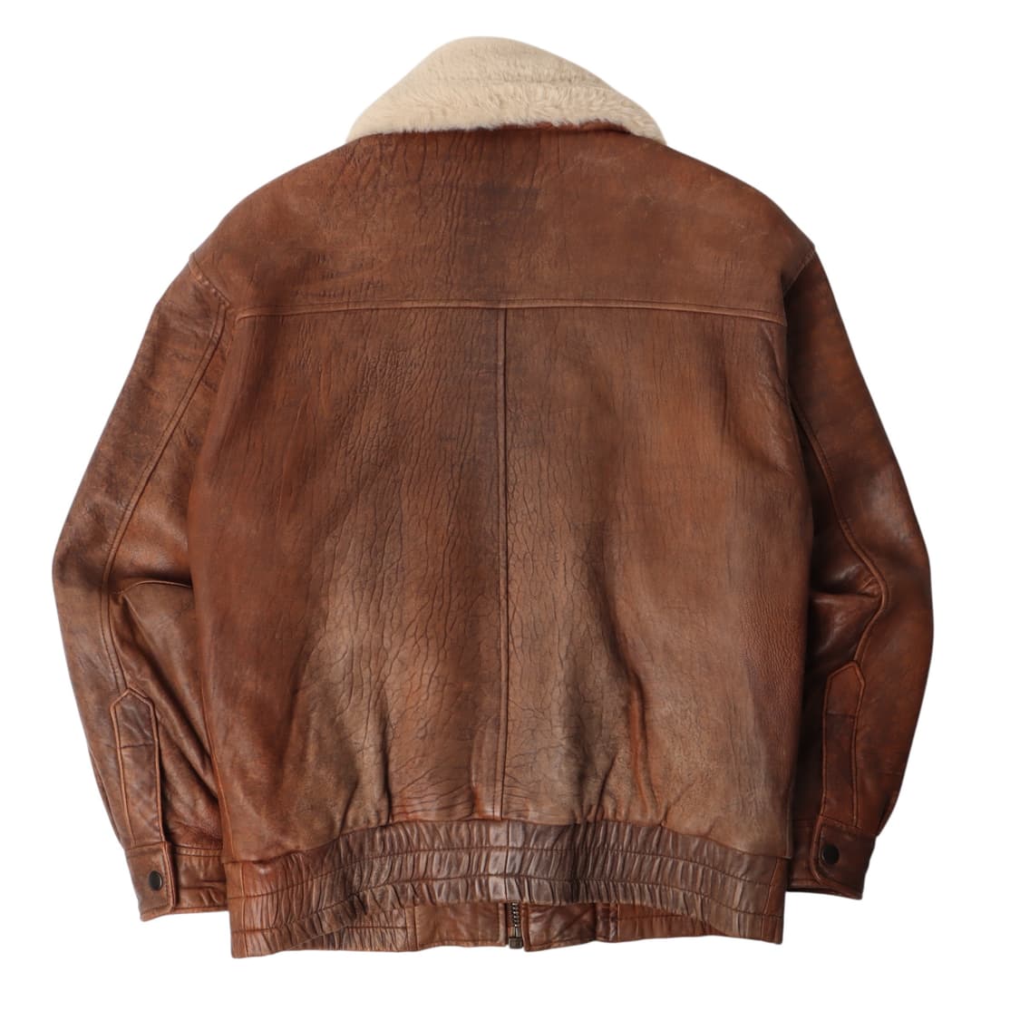 Lmogees 빈티지 시어링 봄버 레더자켓 상품이미지5