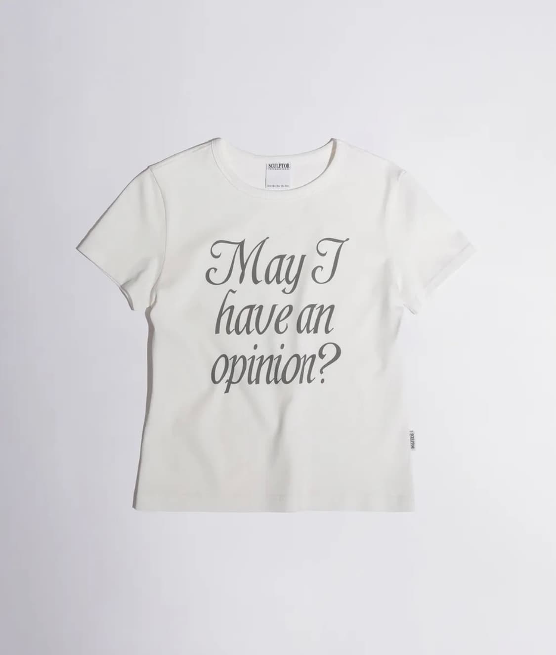스컬프터 Opinion Tee White 상품이미지1