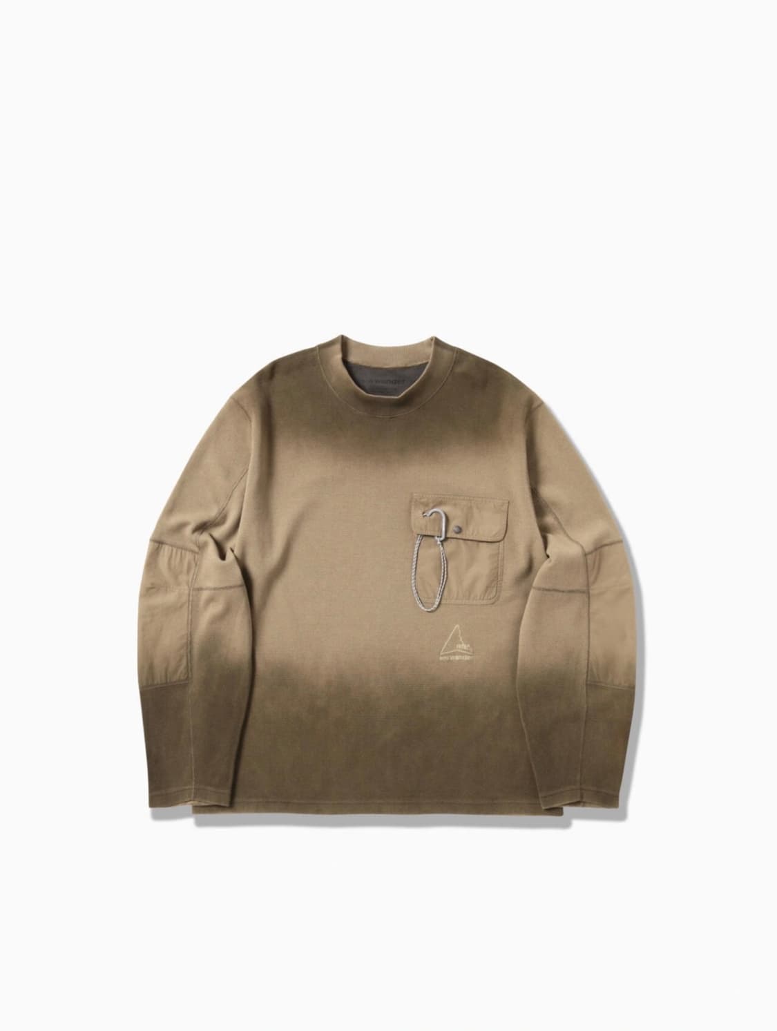 Roa hiking x and wander 가먼트다이 와플 포켓티 상품이미지1