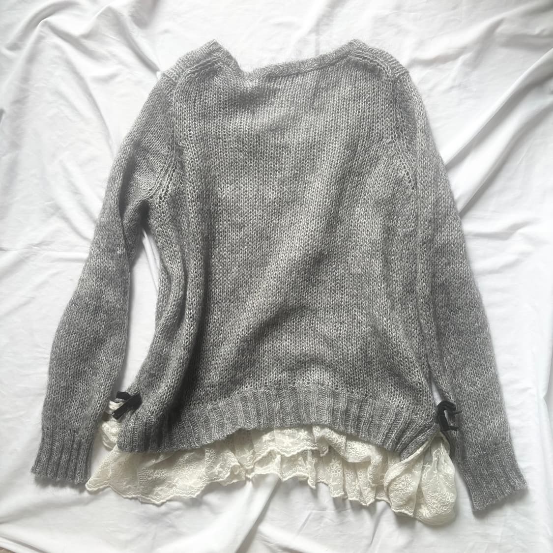 빈티지 어스뮤직 갸루 모리 공겜여주 니트 상품이미지3