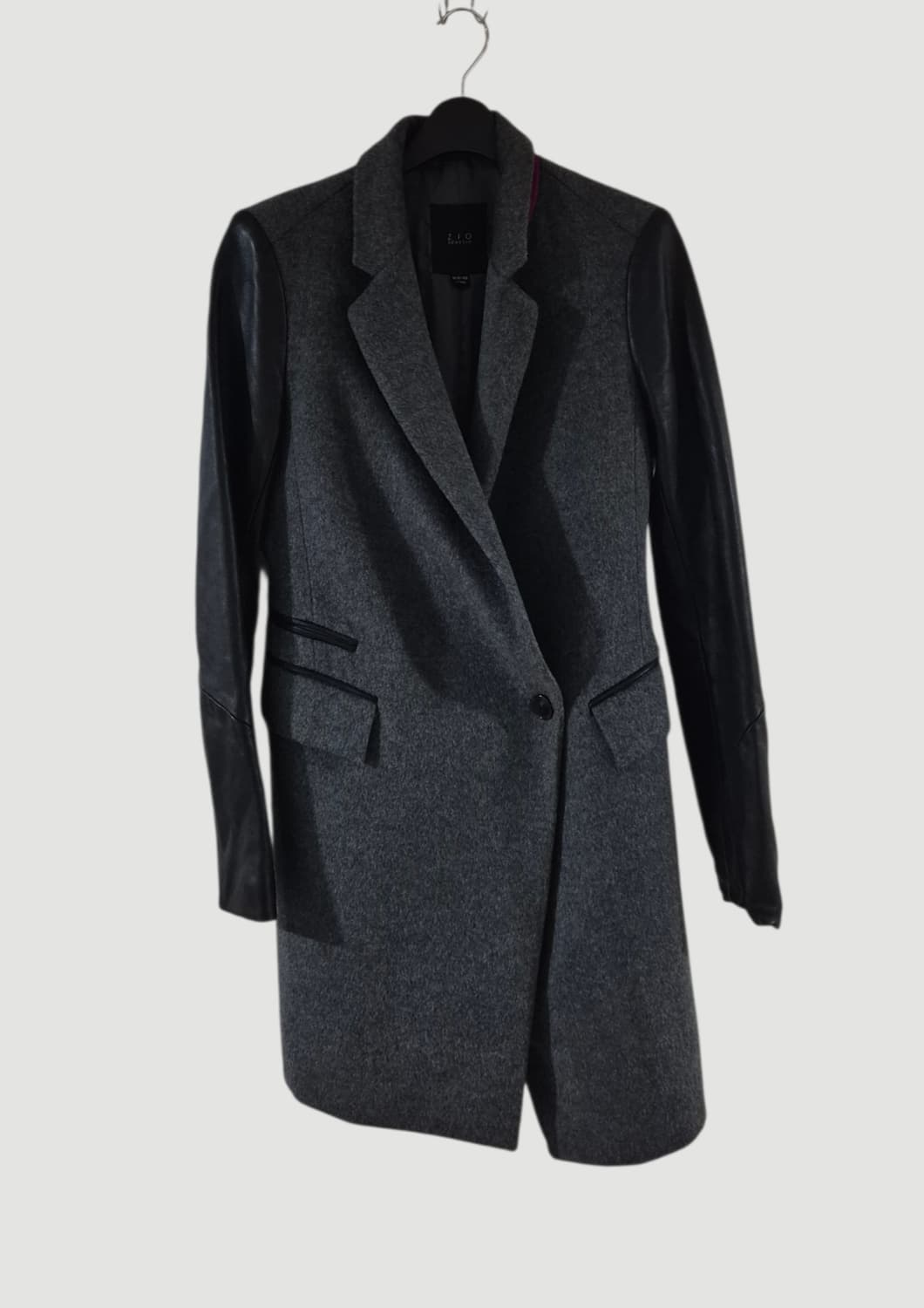 [85]지오송지오 여자 양가죽 울 코트 상품이미지1