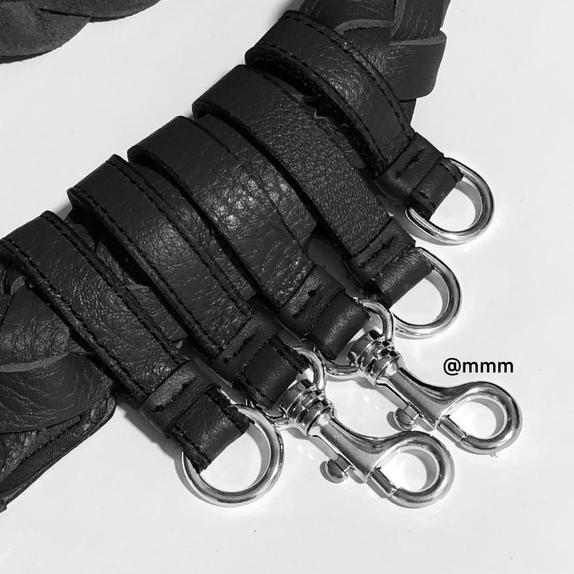 [Unisex] 키링고리 위빙 레더 벨트 상품이미지3