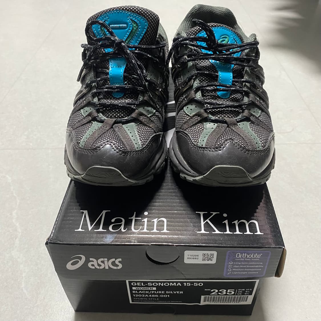 아식스 젤 소노마 15-50 마뗑킴 콜라보 제품 235m 상품이미지2