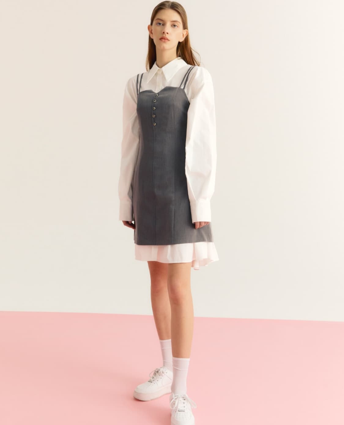 시티브리즈 벨트 플레어 원피스 상품이미지2