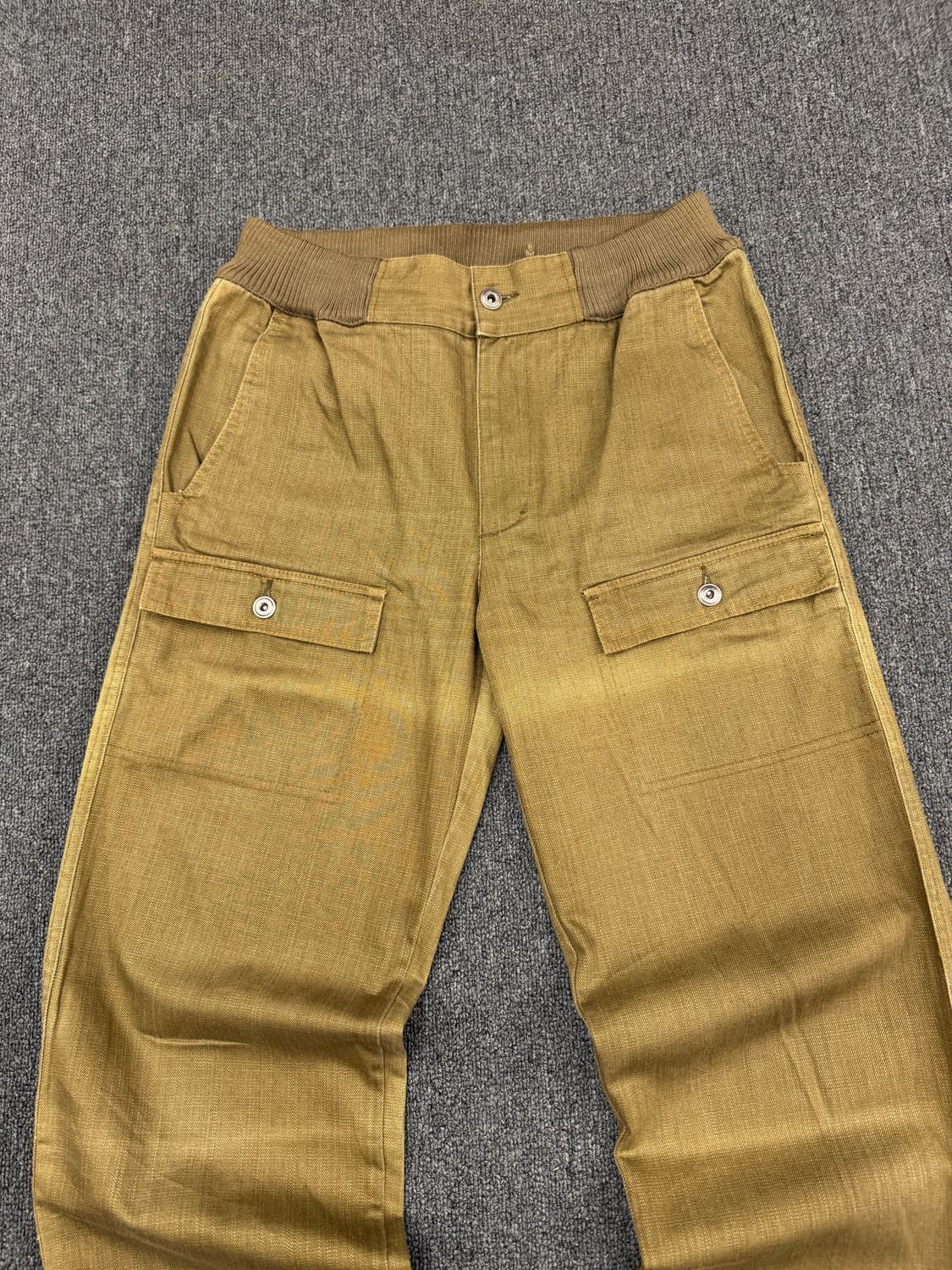 M)콜롬비아 빈티지 포켓 포인트 허리밴딩 코튼 팬츠 상품이미지4