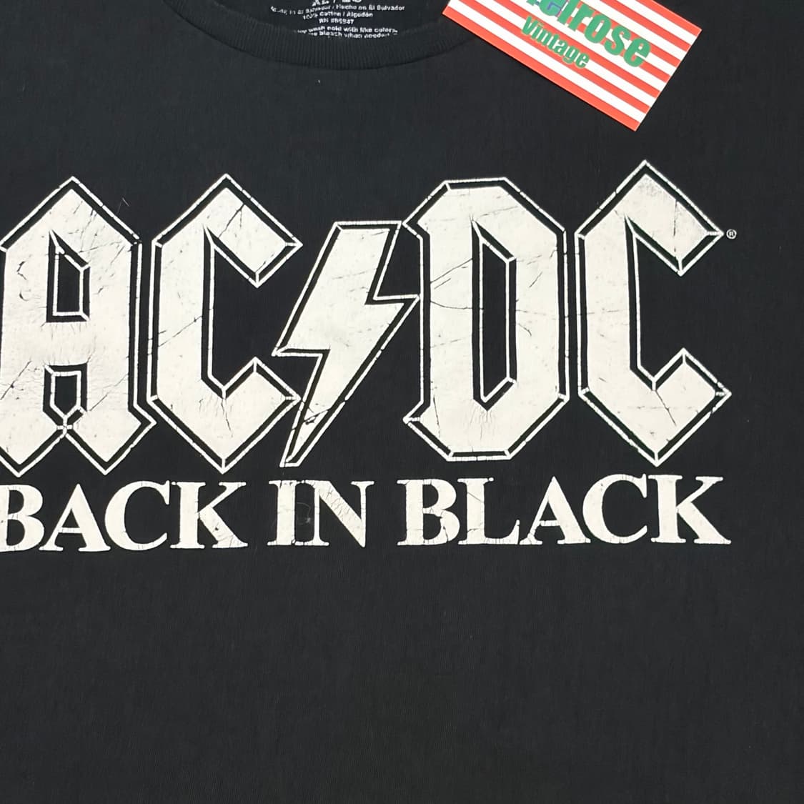 새상품급 미국빈티지 ACDC 밴드티 락티셔츠 반팔티 상품이미지3