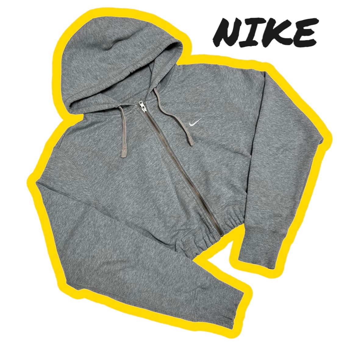나이키 스우시 크롭 후드집업 상품이미지1