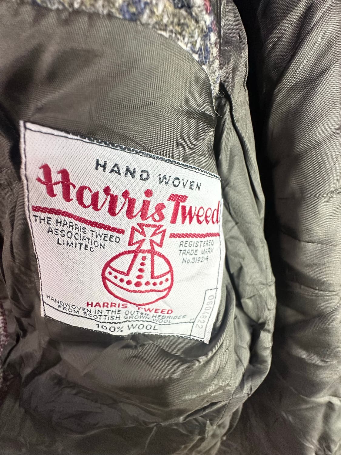  해리스 트위드 헤링본 자켓 상품이미지4
