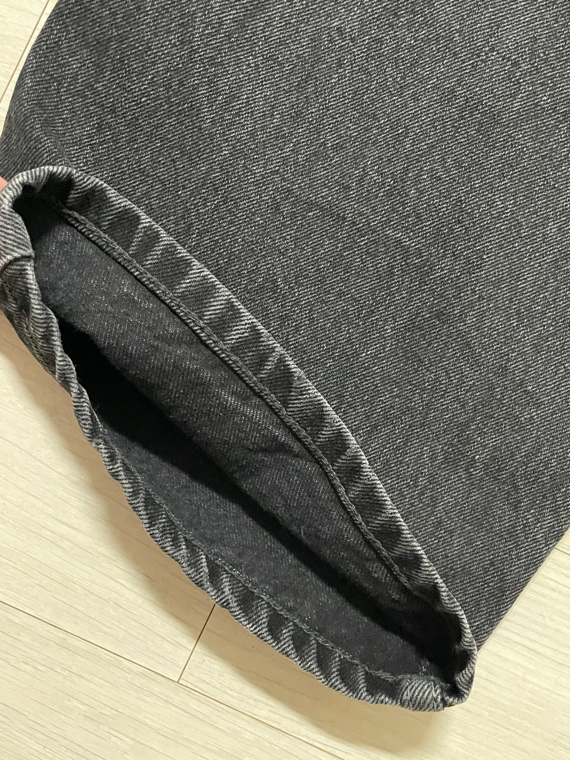 [S]디스이즈네버댓 릴렉스드 진 블랙 상품이미지3