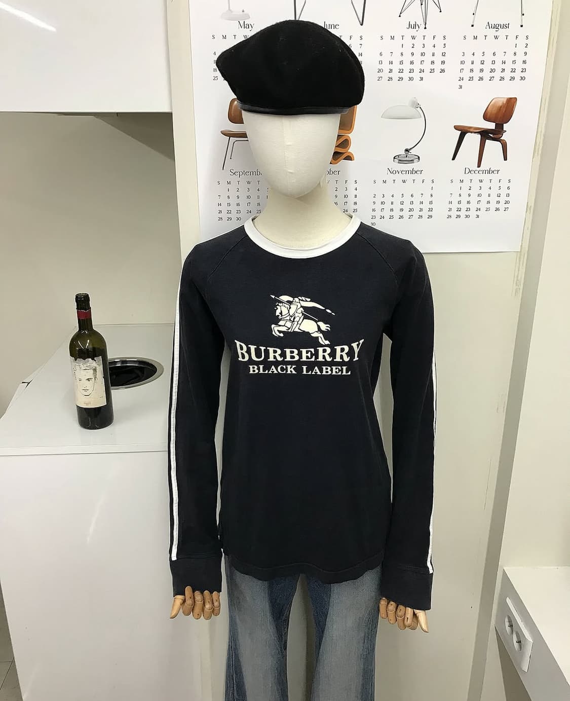 버버리 빅로고 져지 롱슬리브 긴팔티 상품이미지6