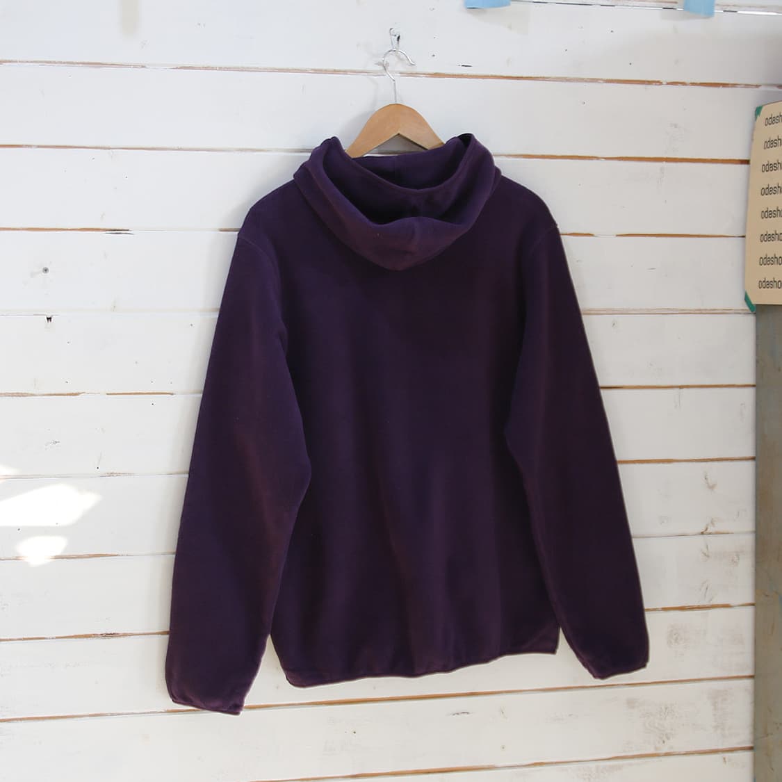 (착용컷) 유니클로 플리스 후드 집업 (남성용 103) 상품이미지2