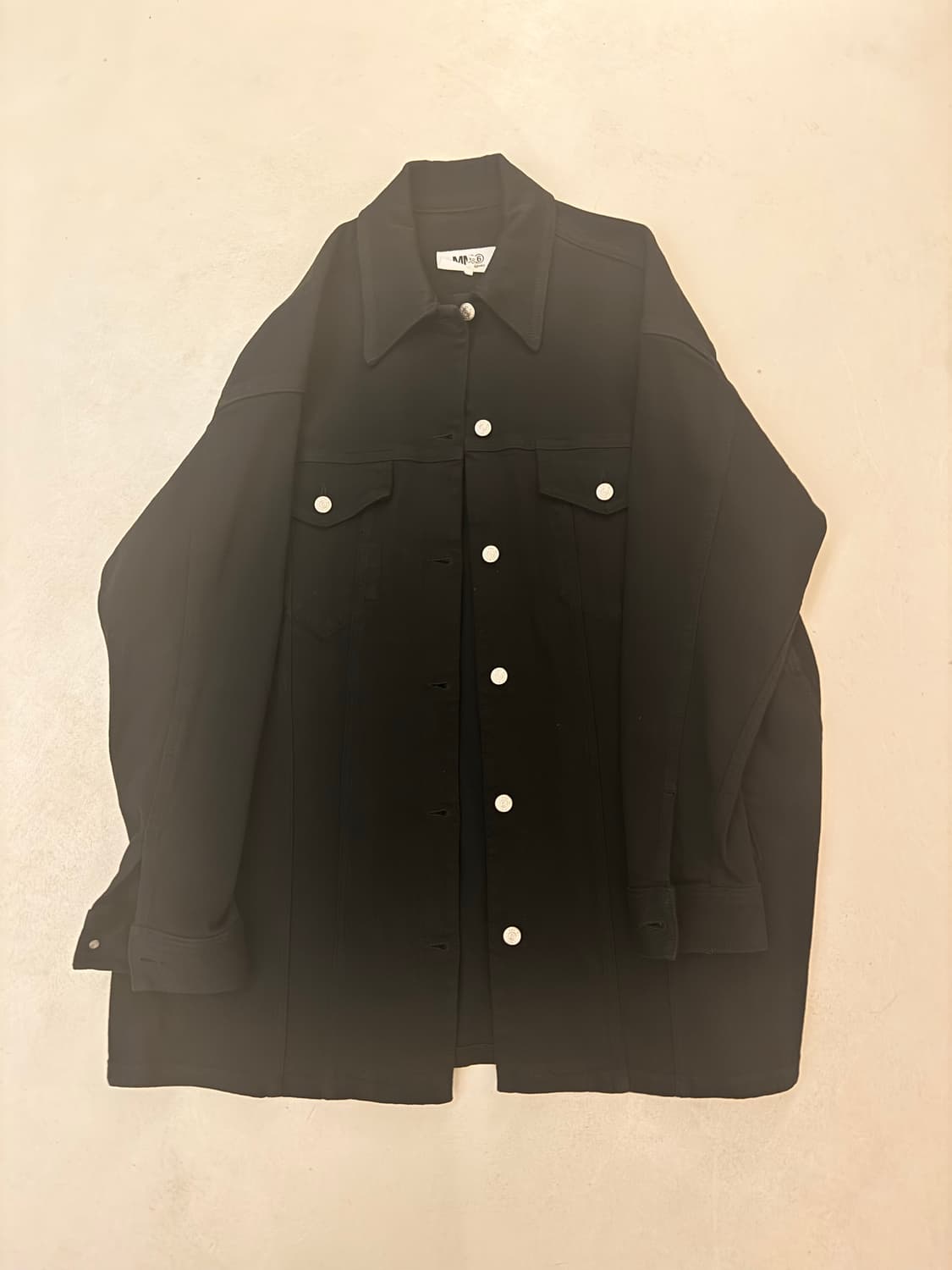 마르지엘라 MM6 블랙 셔츠 자켓 상품이미지2