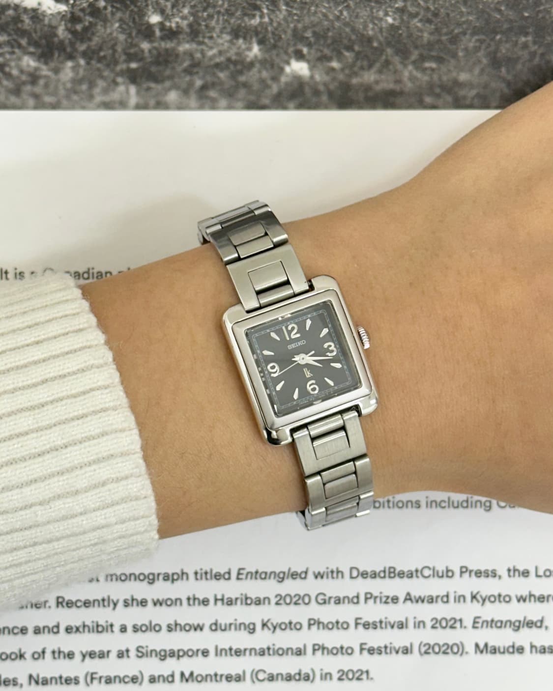 세이코 루키아 블랙 다이얼 여성 시계 상품이미지10