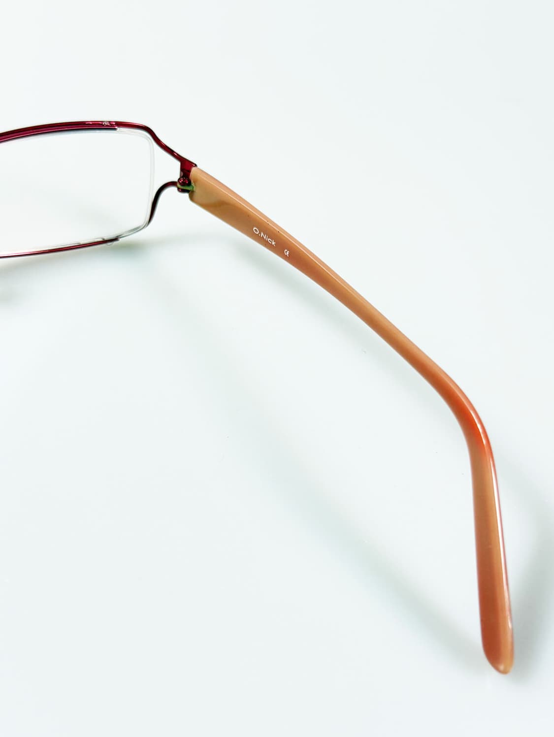O.NICK 슬림 스퀘어 메탈 프레임 빈티지 안경 상품이미지6
