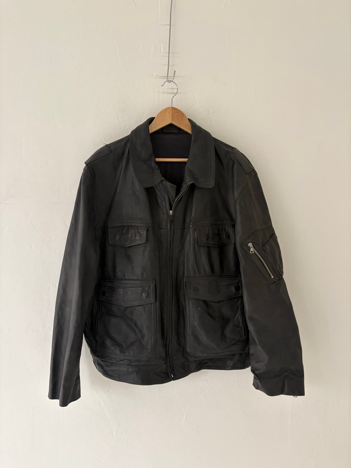 90-00's Original German Polizei Leather  상품이미지2