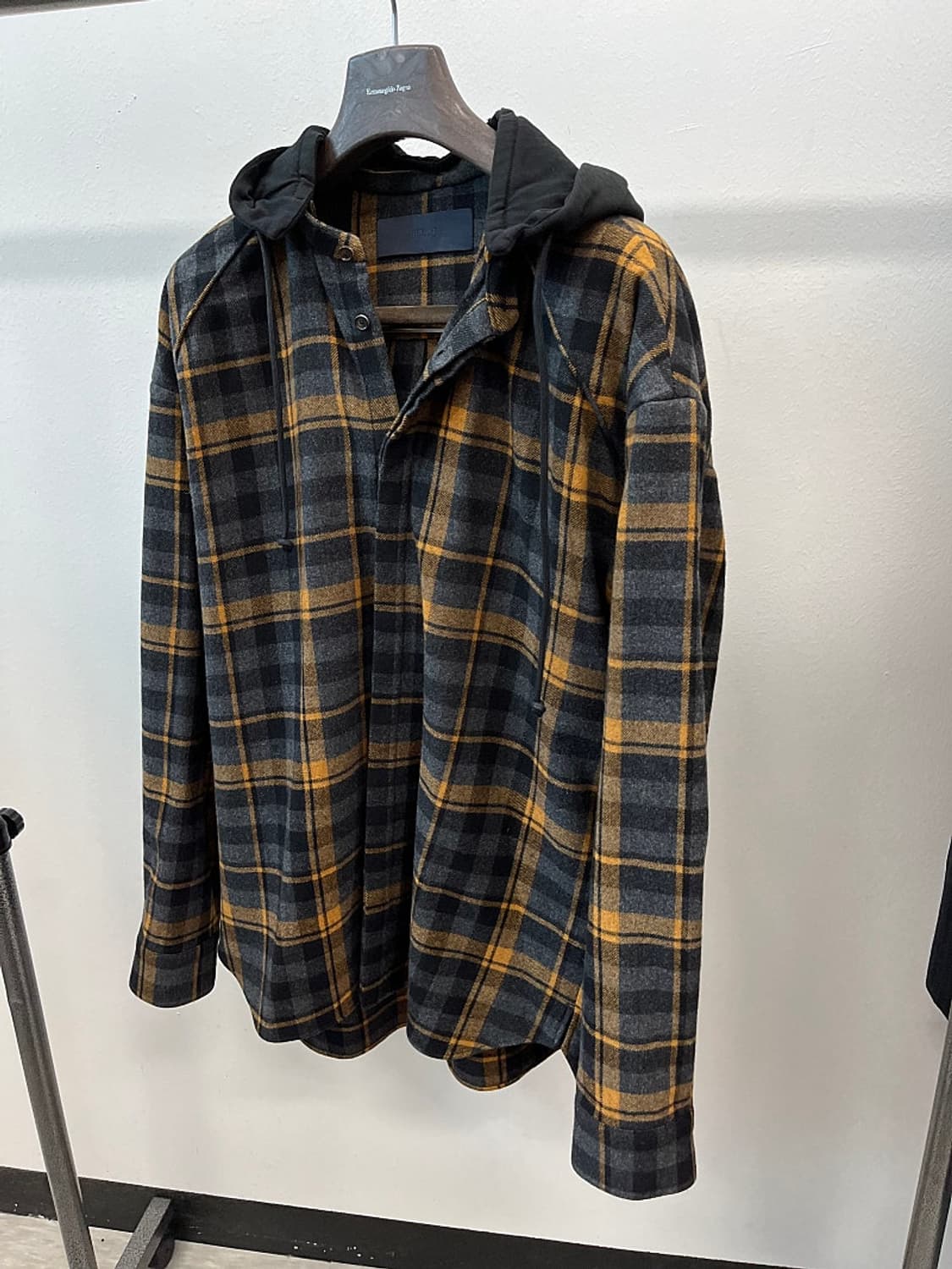 105) 준지 후드 플란넬 셔츠  상품이미지1