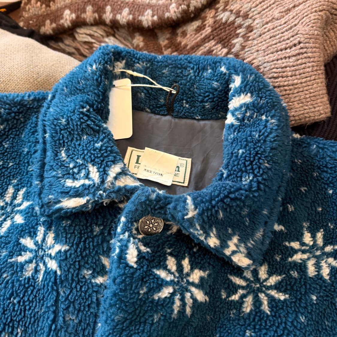 엘엘빈 플리스 노르딕 에스닉 자켓 M L 추천 MADE IN USA 상품이미지4