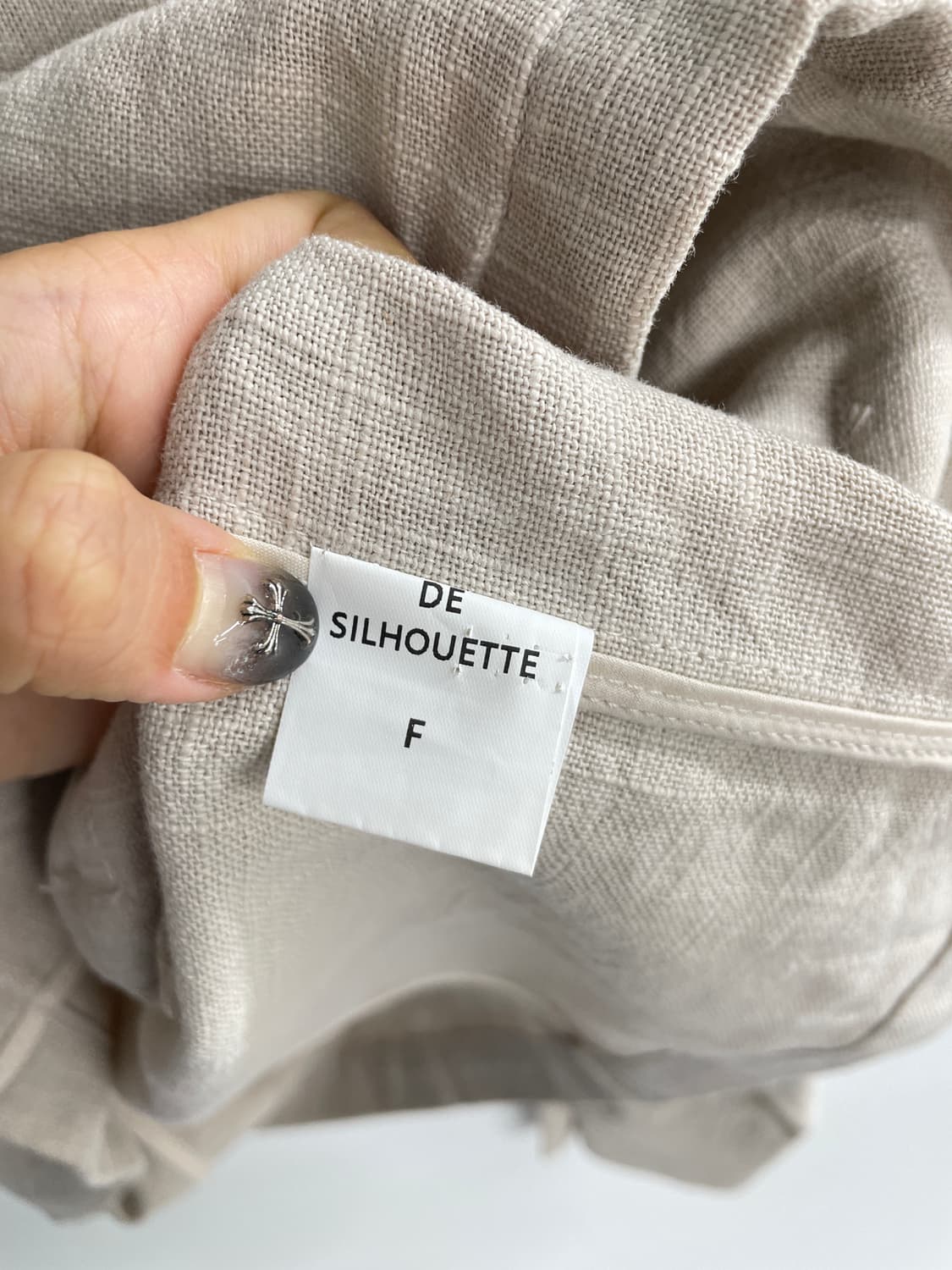 de silhouette 린넨 자켓 상품이미지10