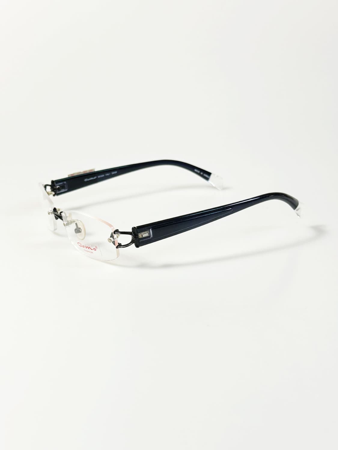 CAMO FASHION 무테 스퀘어 블랙메탈 빈티지 안경 상품이미지3