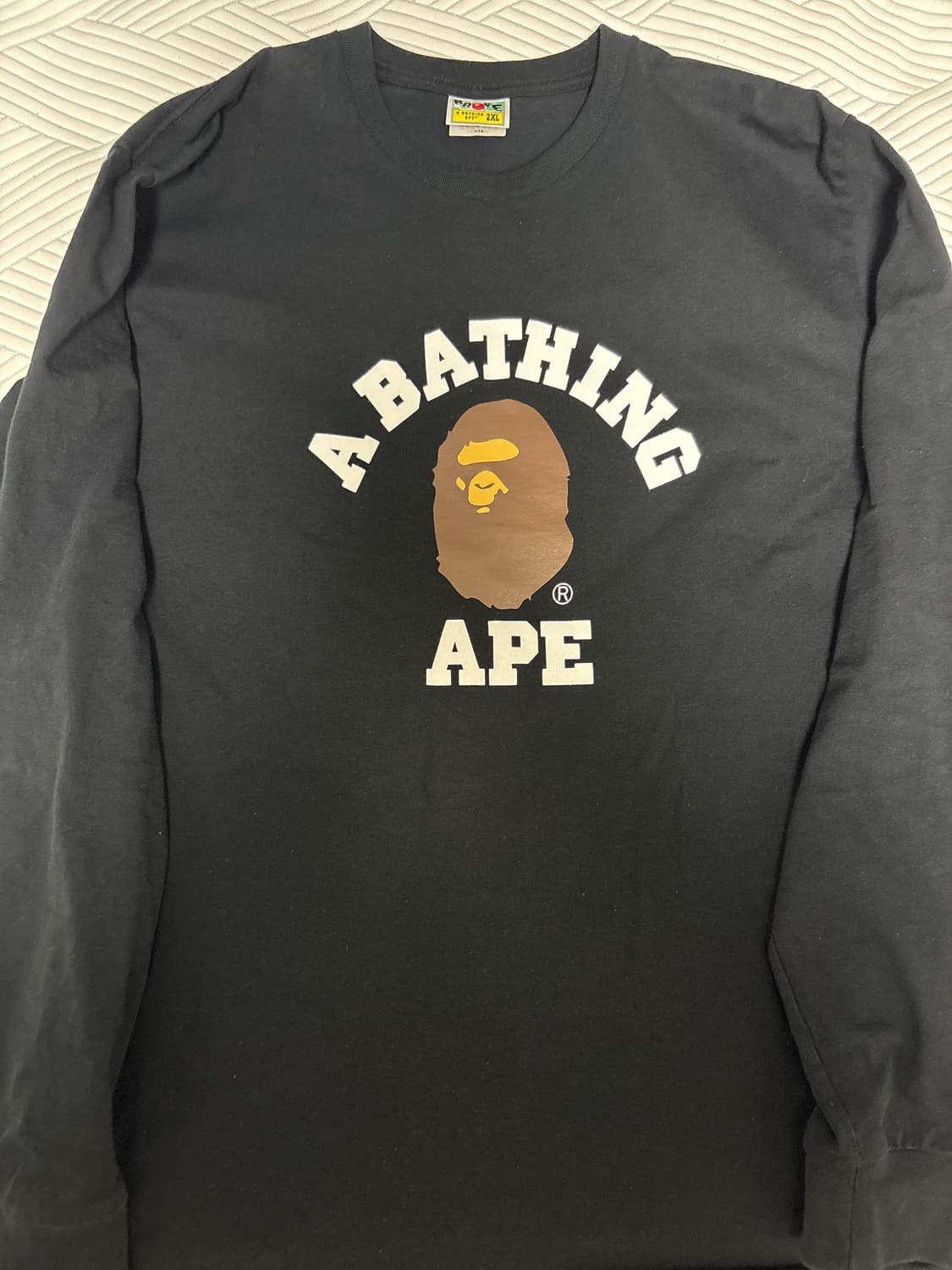 (2XL) 베이프 롱슬리브 블랙 상품이미지2