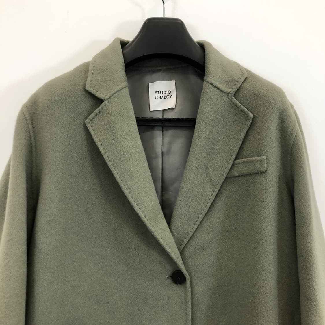 스튜디오톰보이 앙고라 울 오버자켓 80-90-160 상품이미지2