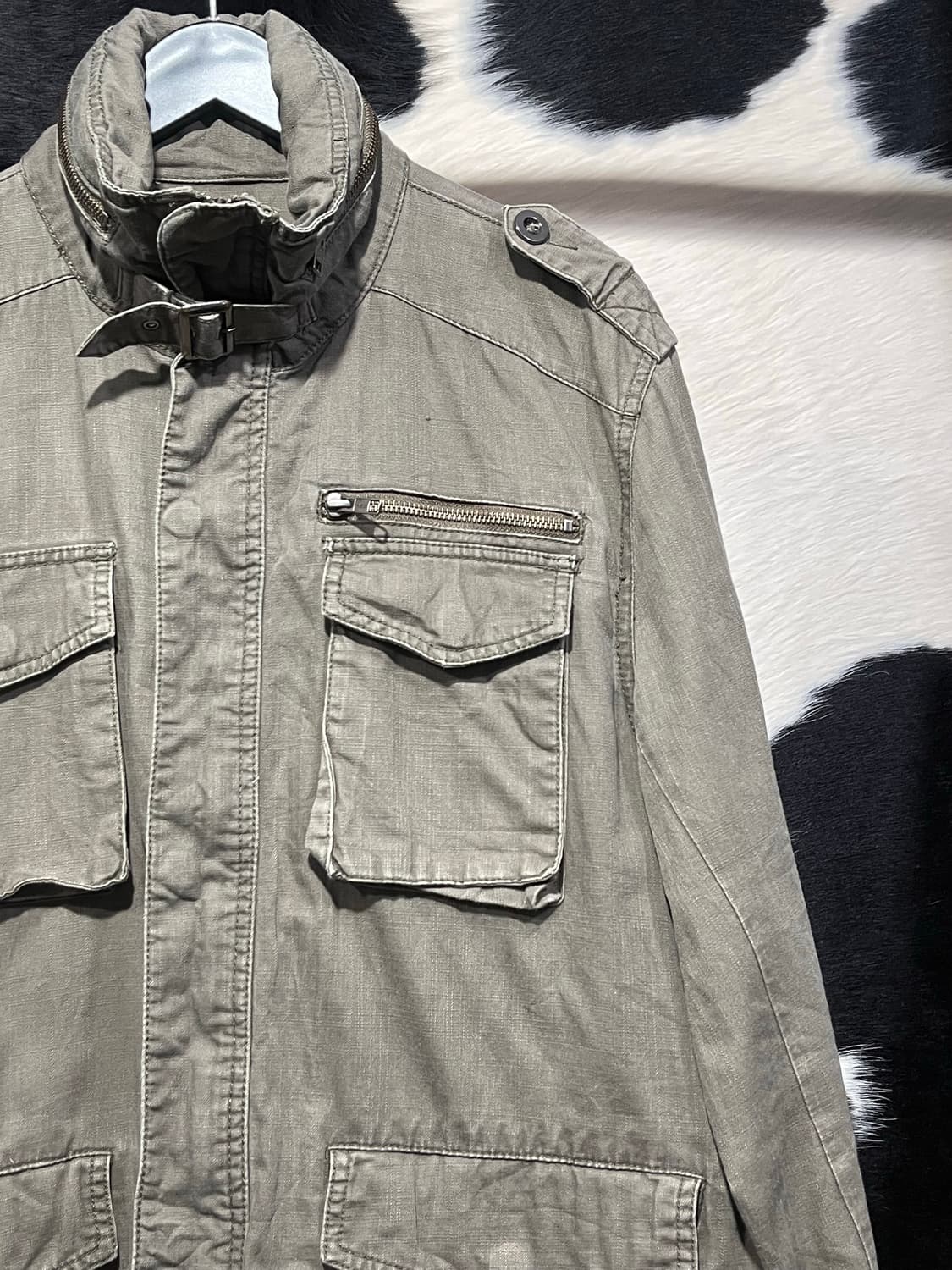 Y2K 카키 자켓 상품이미지5